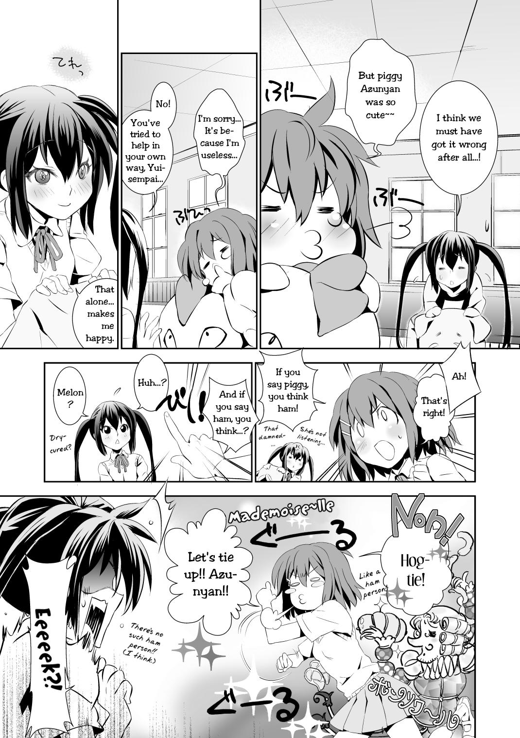 Titjob (SC48) [BAKA to HASA me (Tsukai You)] Blue-Berry Rasp-Berry (K-On!) [English] [Solelo] - K-on Cum In Pussy - Page 5