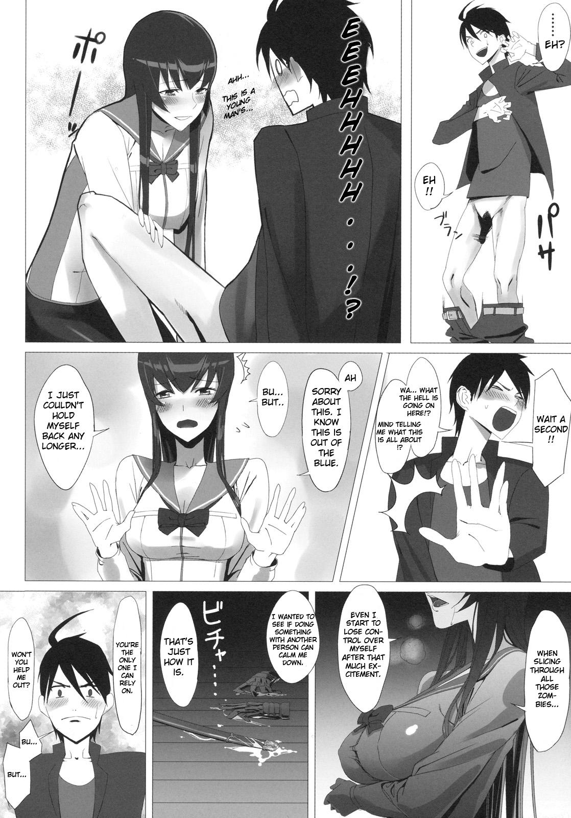 Sucking Dick Busujima Trans - Highschool of the dead Butts - Page 7