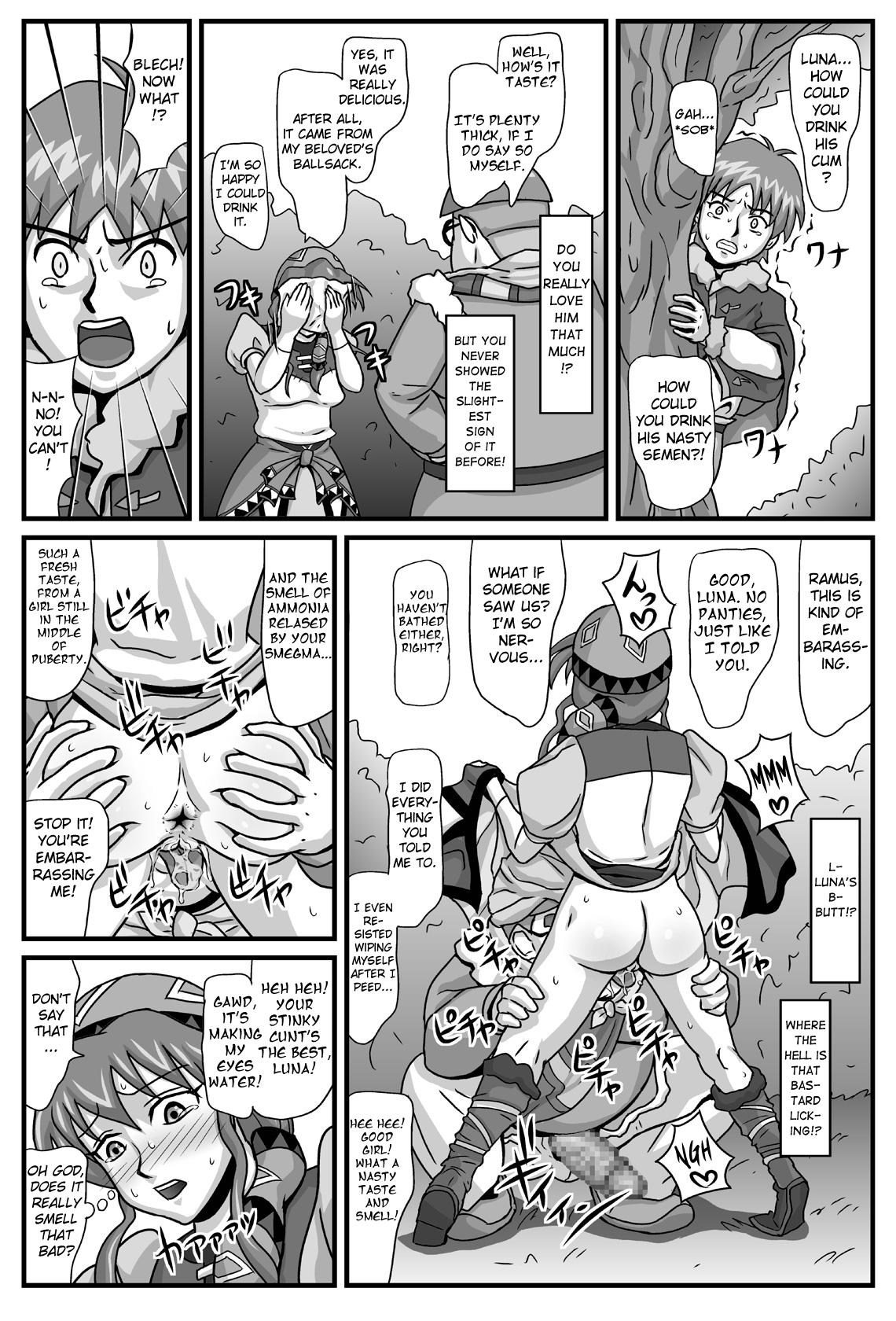 Korea The Cumdumpster Princess of Burg 01 - Lunar silver star story Footjob - Page 11