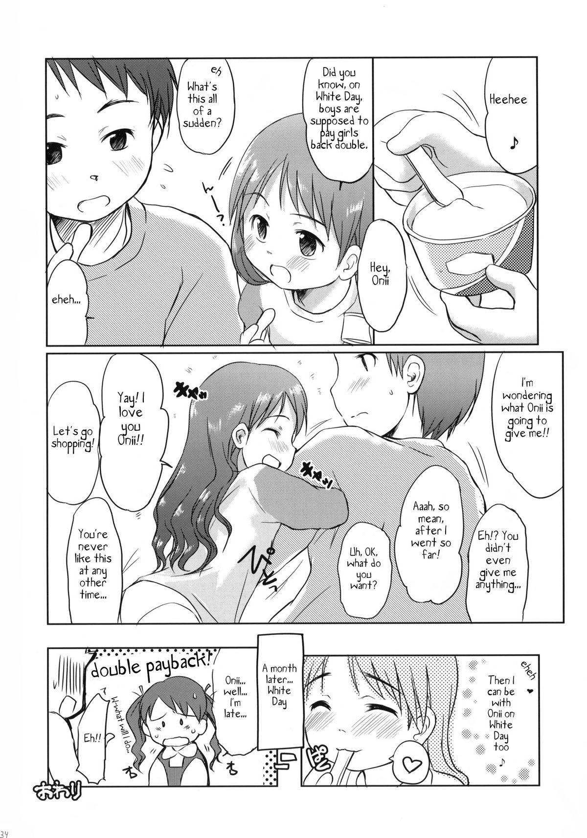 Teenage Imouto wa Minna Onii-chan ga Suki! Shaved Pussy - Page 32