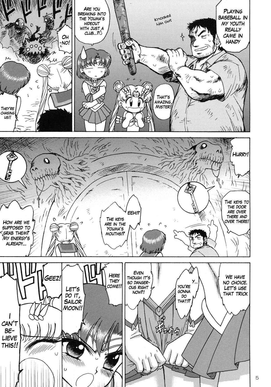 Gay DARK BLUE MOON - Sailor moon Amature Porn - Page 4