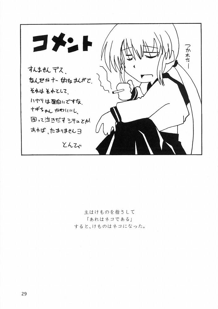 Nudist Hayate ni yoru fukuonsho - Hayate no gotoku Tranny - Page 28