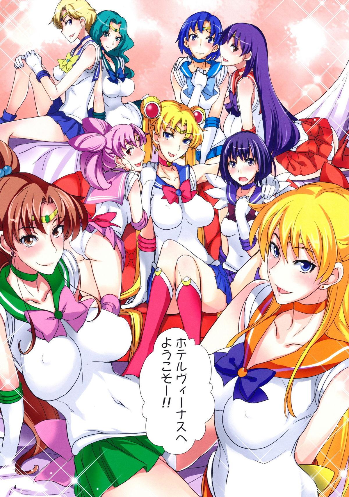 Brazzers Getsu Ka Sui Moku Kin Do Nichi FullColor - "Hotel Venus e Youkoso!!" - Sailor moon Japanese - Page 4