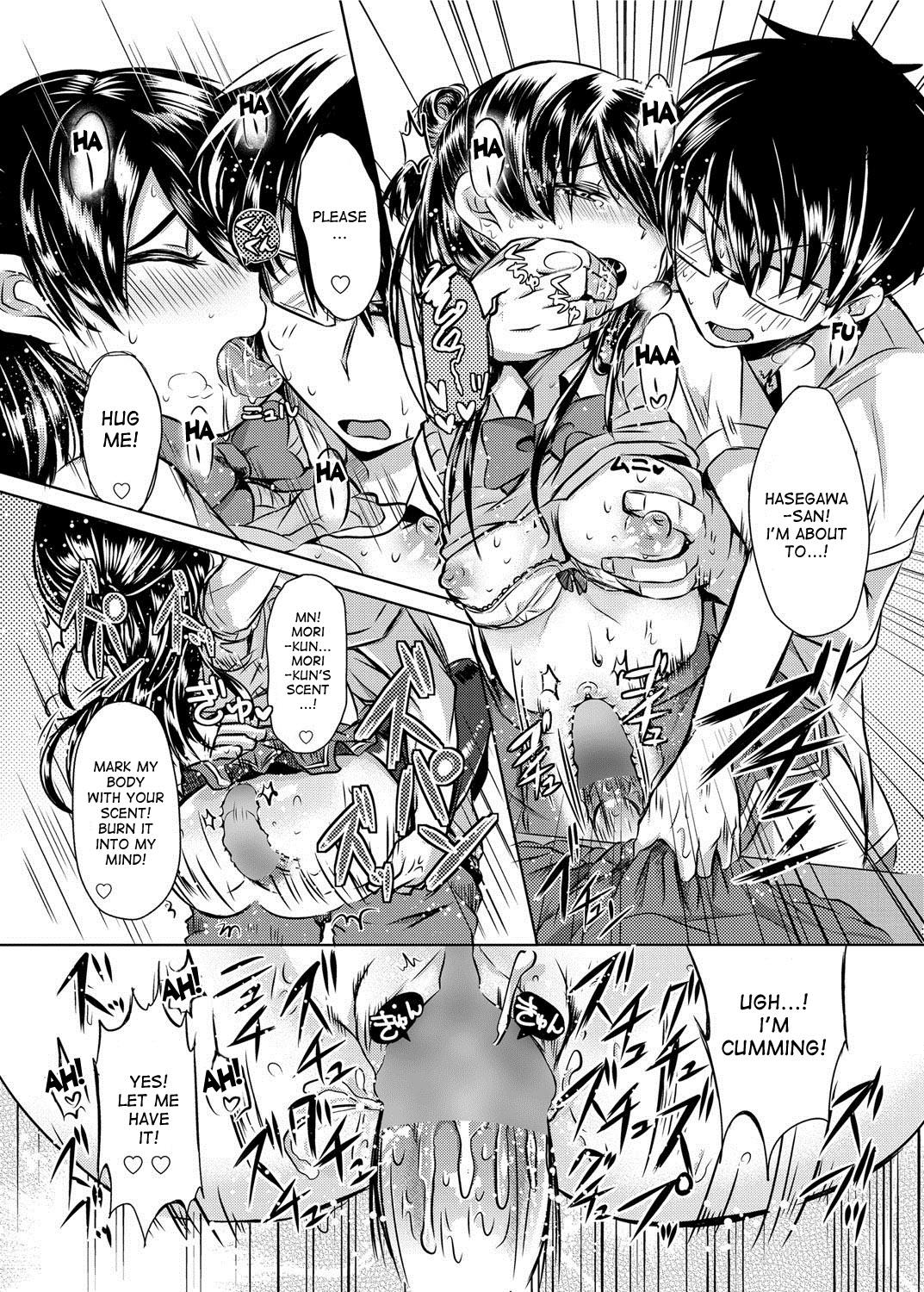Ameteur Porn [Kamiya Zuzu] Hasegawa-san and Mori-kun (Canopri Comic 2012-07 Vol.21) [English] {DesuDesu} [Digital] Assfuck - Page 16