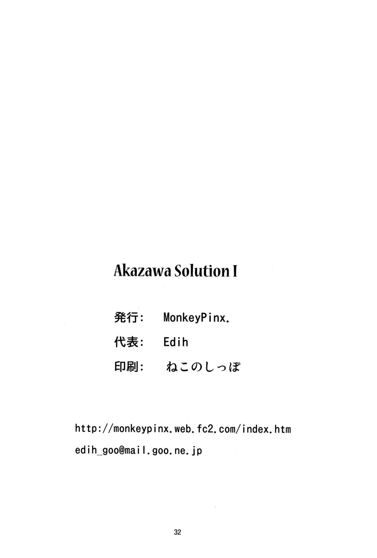 Akazawa Solution I 28