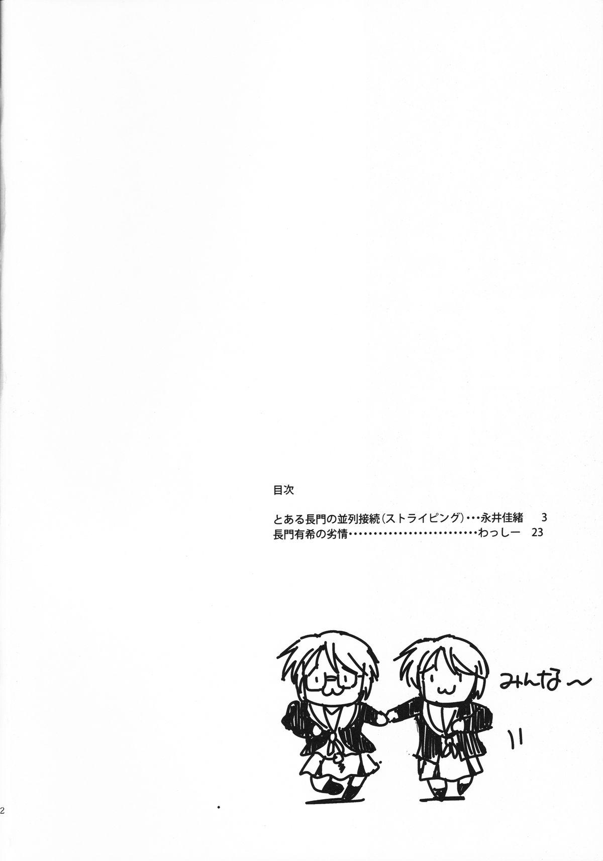 Babe Toaru Nagato no Striping - The melancholy of haruhi suzumiya Closeups - Page 3