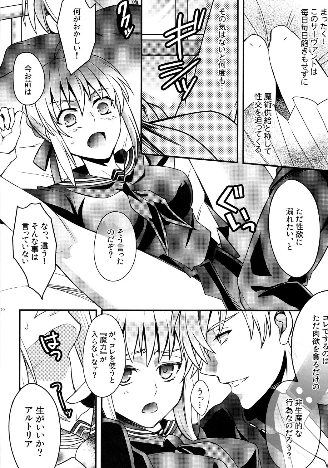 Passionate (C84) [Unizo (Unikura)] Master Arturia-chan! -Yome to Ecchi na Maryoku Kyoukyuu- (Fate/Zero) - Fate zero Tetona - Page 8